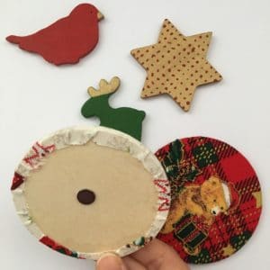 decorations-tuto-titoudou Décorations en bois avec aimant collé au dos