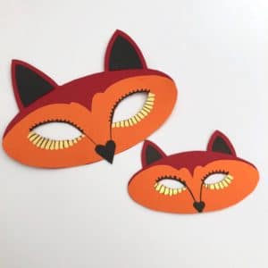 masque renard vertcerise enfant ltdi