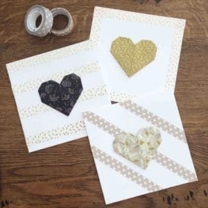 cartes coeur origami titoudou