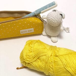 trousse nice day amigurumi moomin