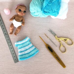 materiel robe crochet titoudou