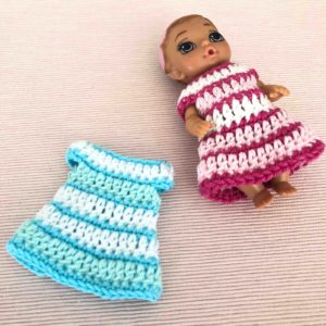 robe crochet poupee pattern