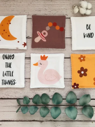 Lingettes lavables ultra-douces pour bébé, enfant et maman