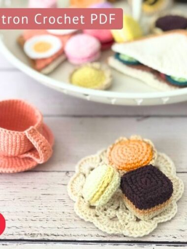 Tea time au crochet – Sandwichs, scones et douceurs (patron PDF)