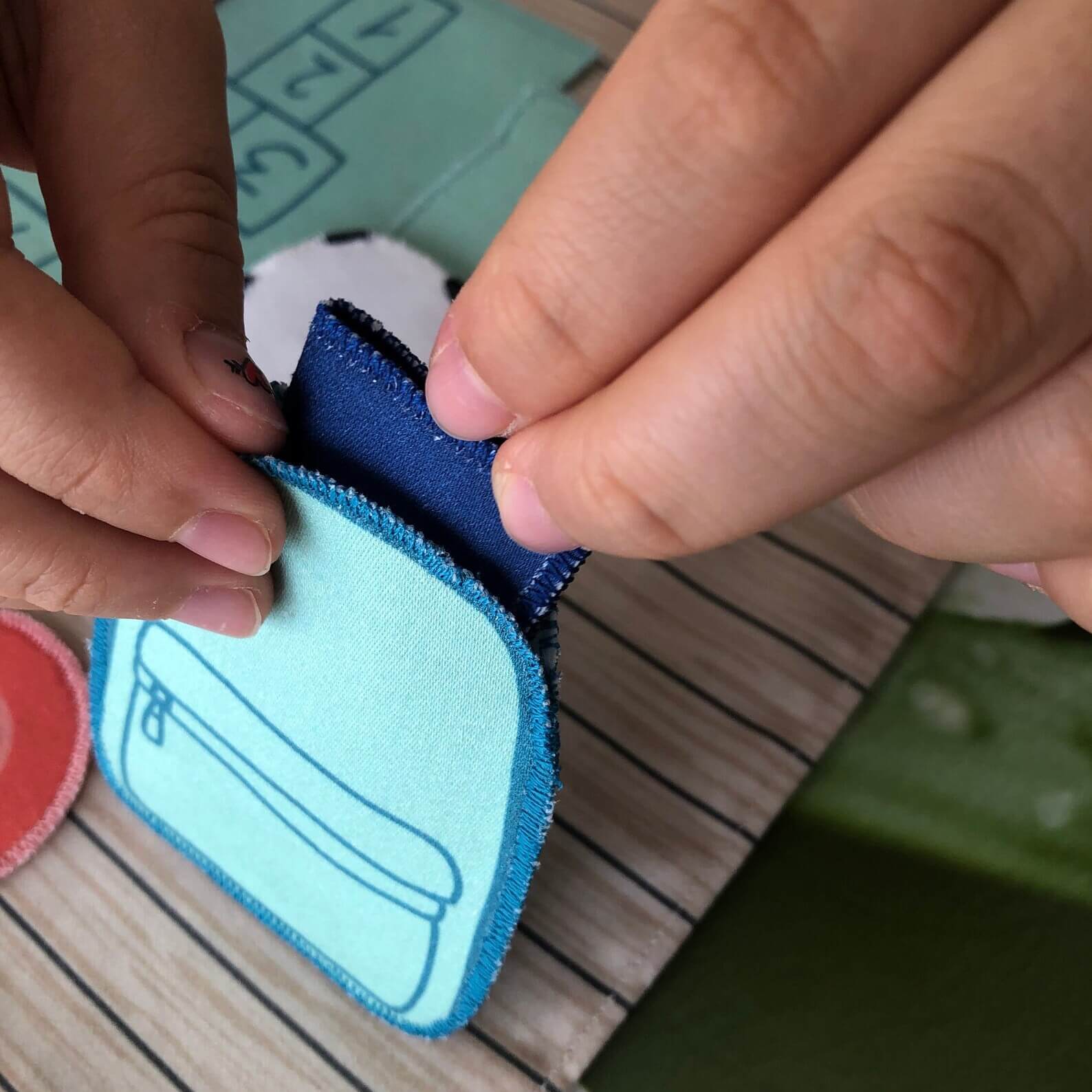 Accessoires en tissu tapis de jeux titoudou
